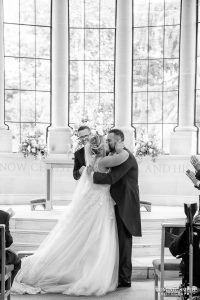First Kiss at All Saints Church Crowborough
