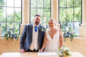 Signing the Register at All Saints Church Crowborough