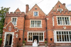 Brides together outside of Highley Manor