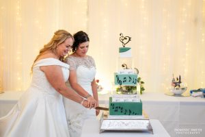 Cake cutting at Highley Manor