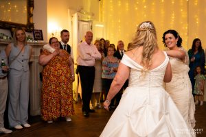 Brides first dance at Higley Manor