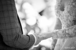 Exchanging Wedding Rings at Highley Manor