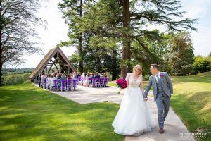 Walking off as Husband and Wife at Highley Manor