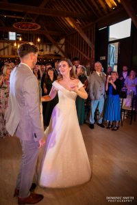 First Dance Wedding Photography at Bysshe Court Barn