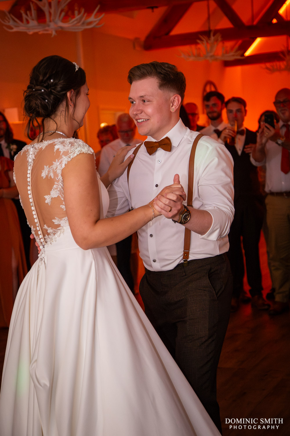 Bride and Groom Dancing at Cottesmore