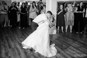 Black and White First Dance Dip
