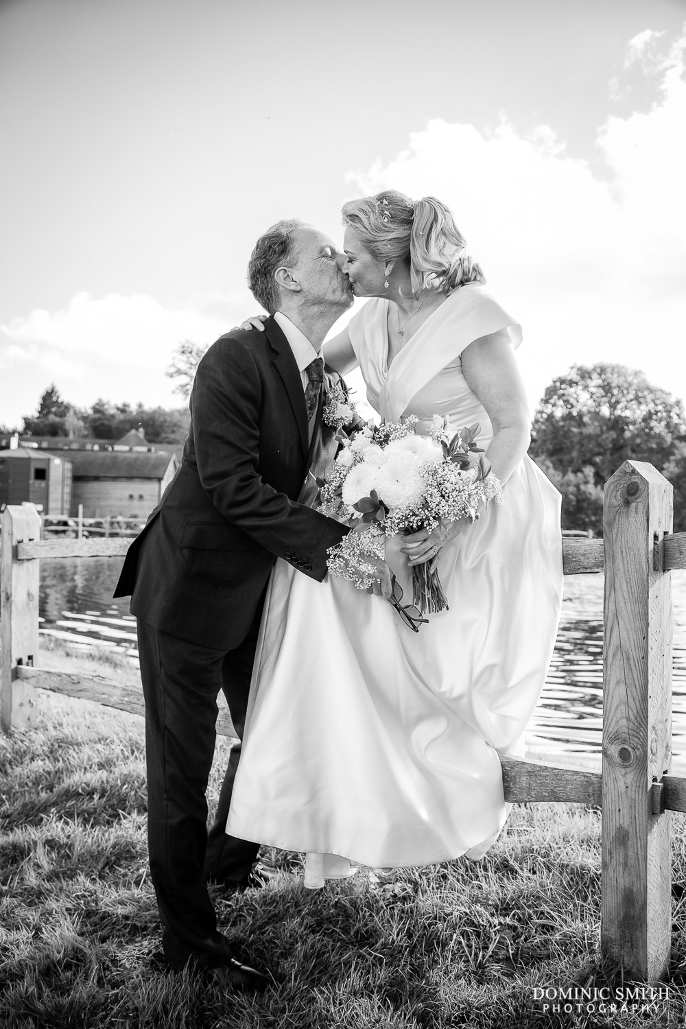 Playful Bride and Groom Couple Photo at Cottesmore