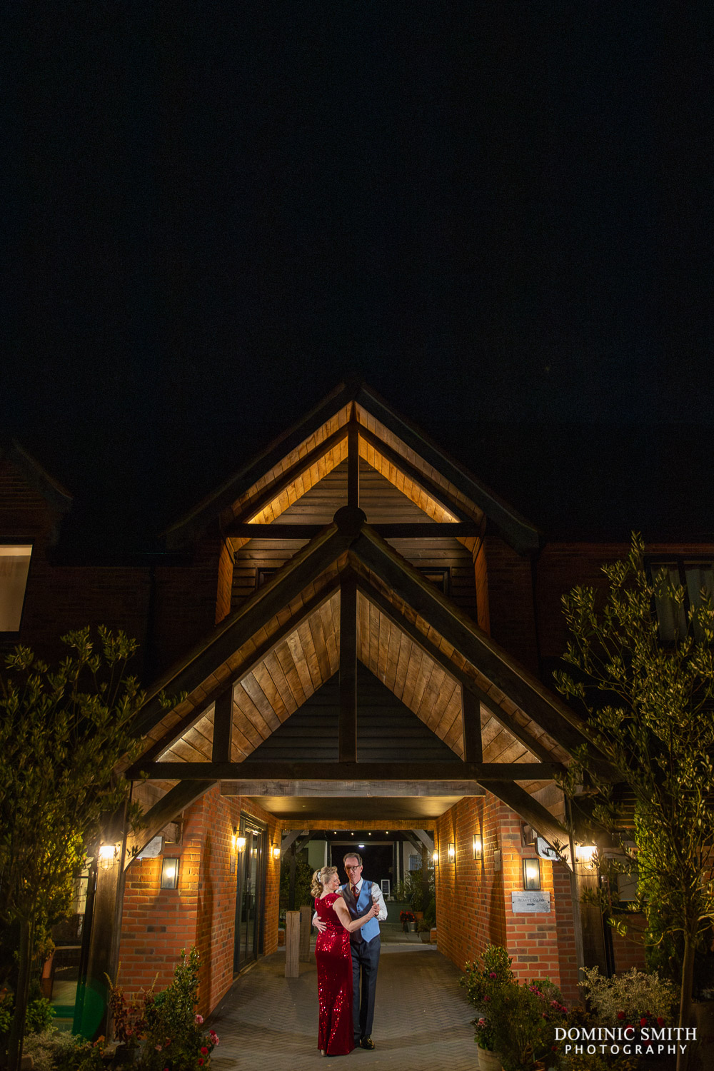 Night Time Couple Photo at Cottesmore Golf Club