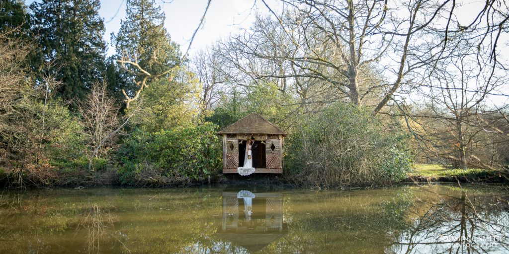 Ravenswood Lake Wedding Couple Photo