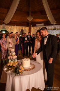 Cutting the cake at Ravenswood