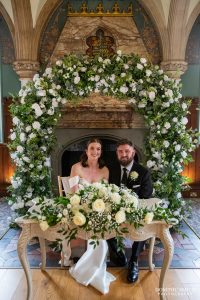 Signing the register at Wotton House, Surrey