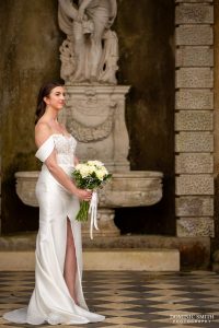Bridal Portrait in the Wotton House Temple