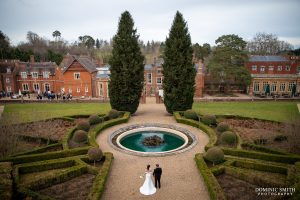 Wide Angle Wedding Portrait at Wotton House, Surrey