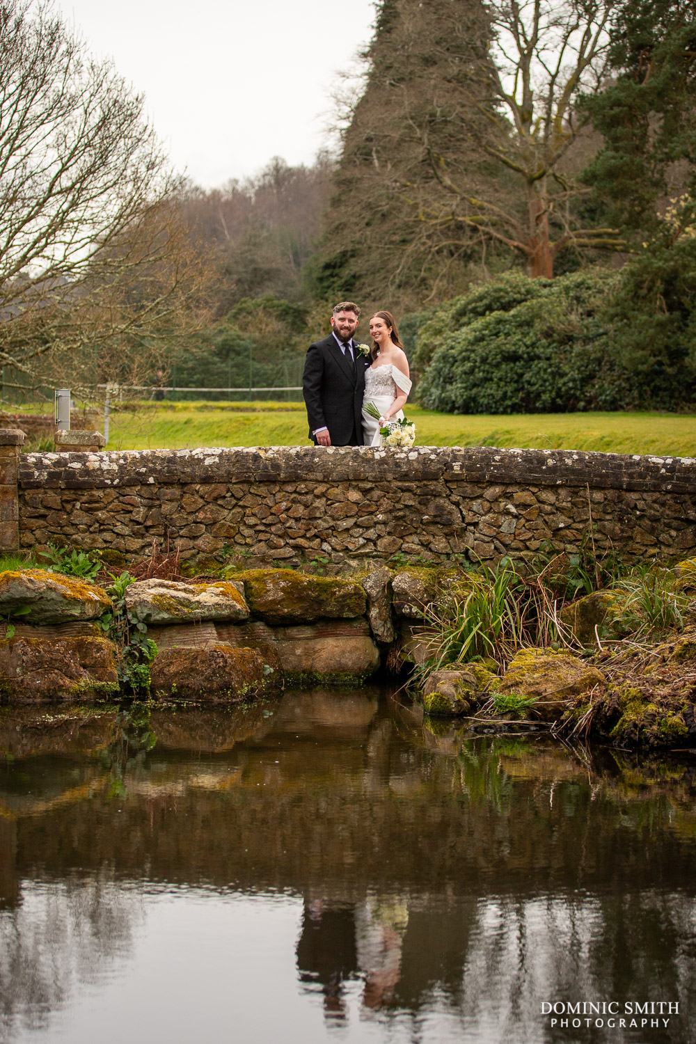 Reflecting over the stream at Wotton House, Surrey