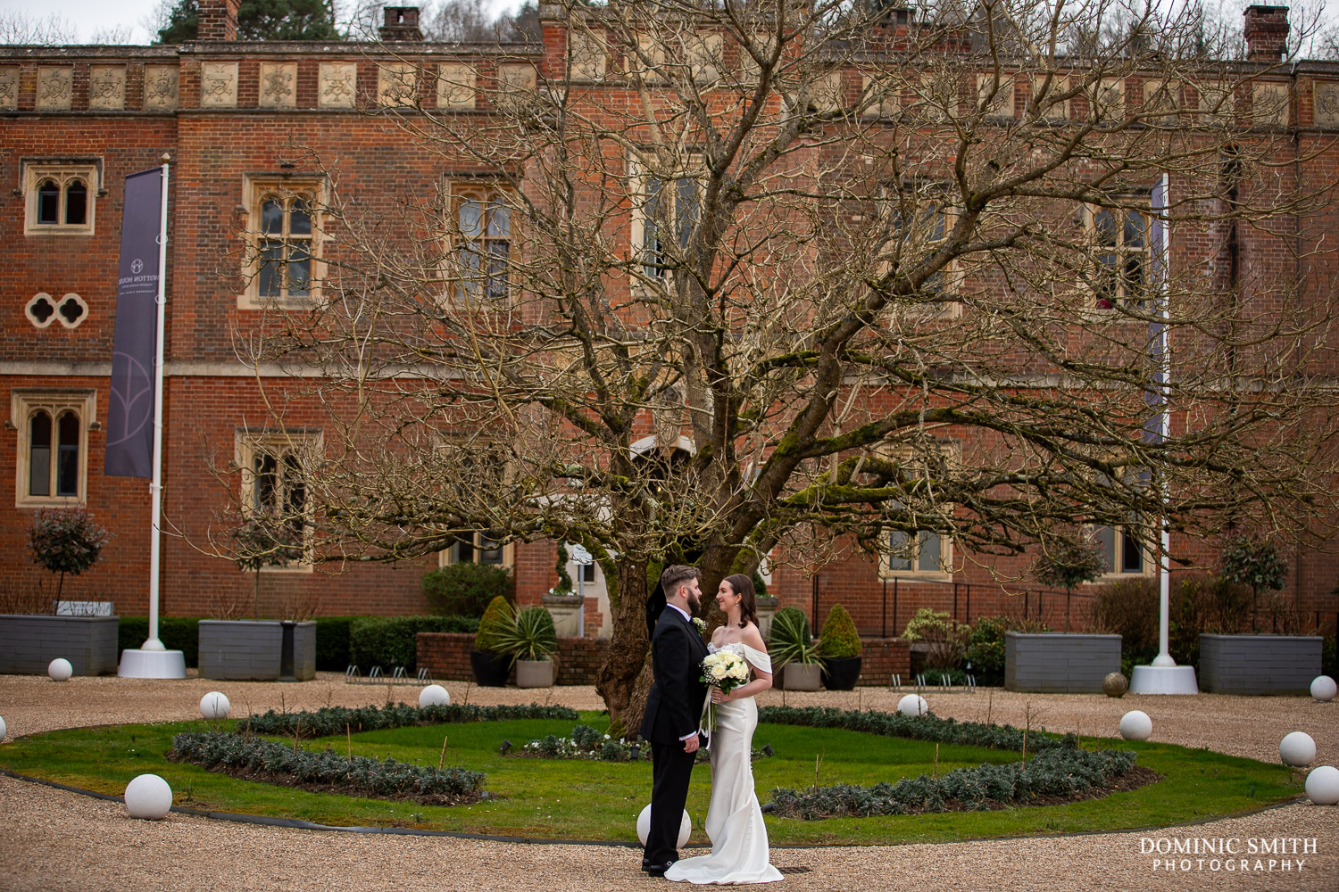 Main Entrance Wedding Portrait at Wotton House
