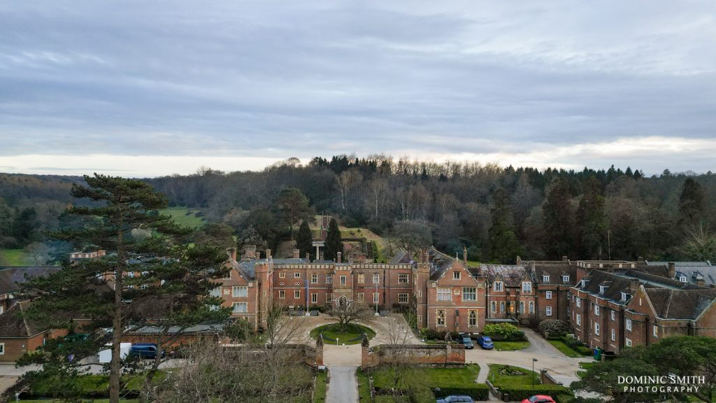 Aerial photograph of Wotton House in Surrey