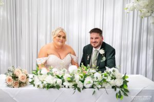 Signing the Wedding Register at Stanhill Court Hotel in Surrey