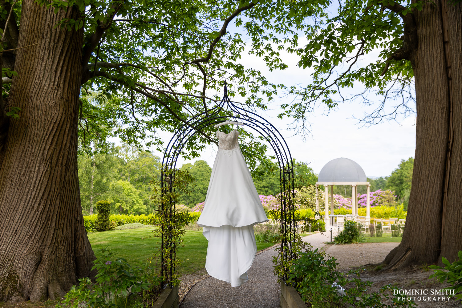 Wedding dress at The Spa Hotel, Tunbridge Wells