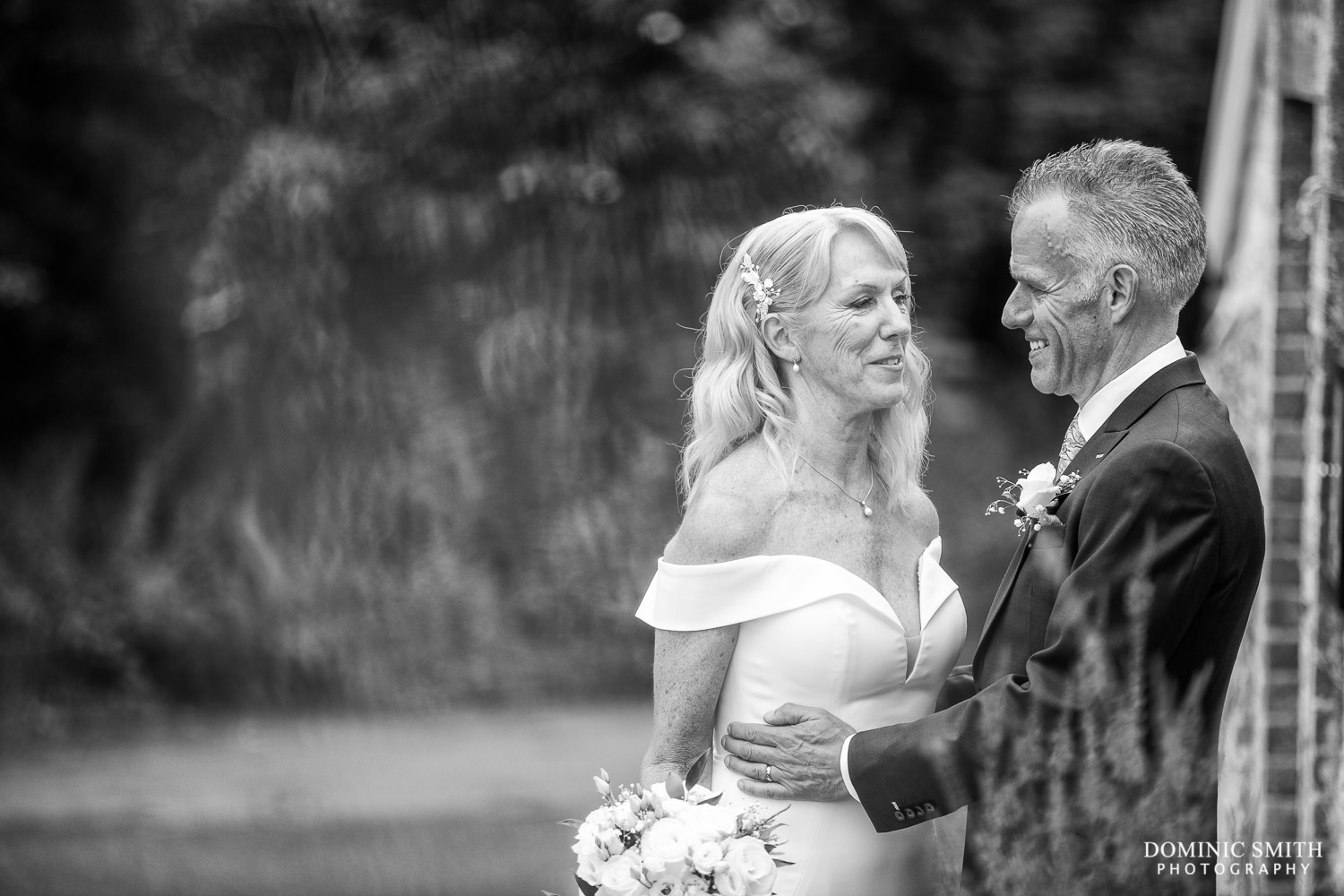 Black and White Alfriston Wedding Photography