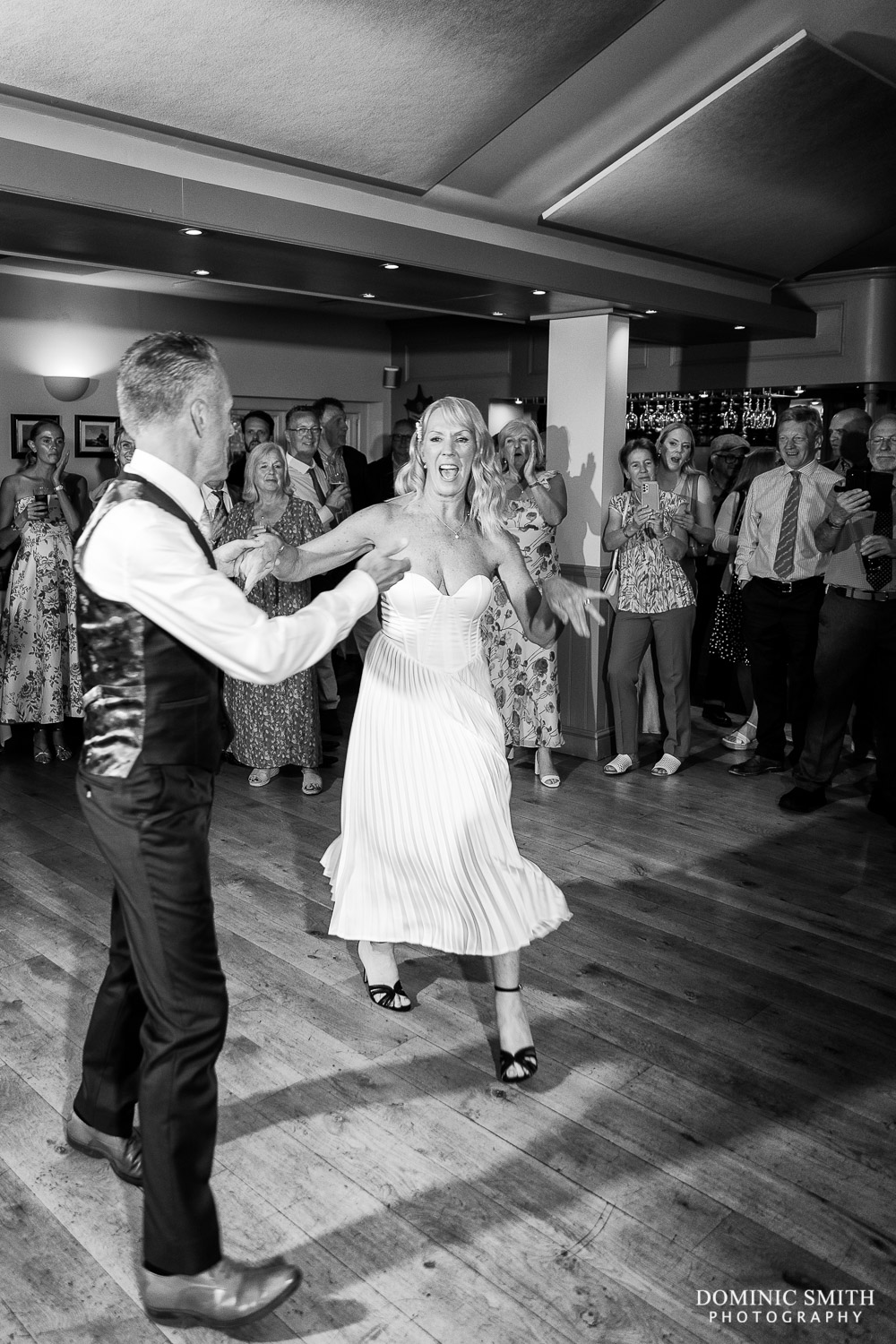 Black and White Wingrove House First Dance photo