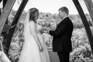 Black and White Exchanging of Wedding Rings