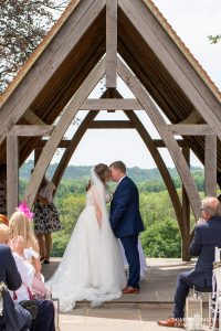 First Kiss outside of Highley Manor in Sussex