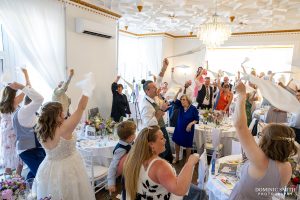 Waving the napkins at Highley Manor with VIP Waiters