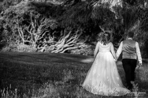 Black and White sunset photo at Highley Manor