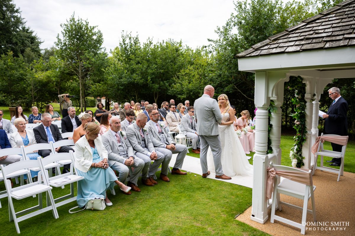 Cottesmore Outside Wedding Ceremony