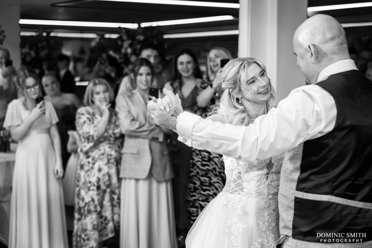 Black and White First Dance Photography