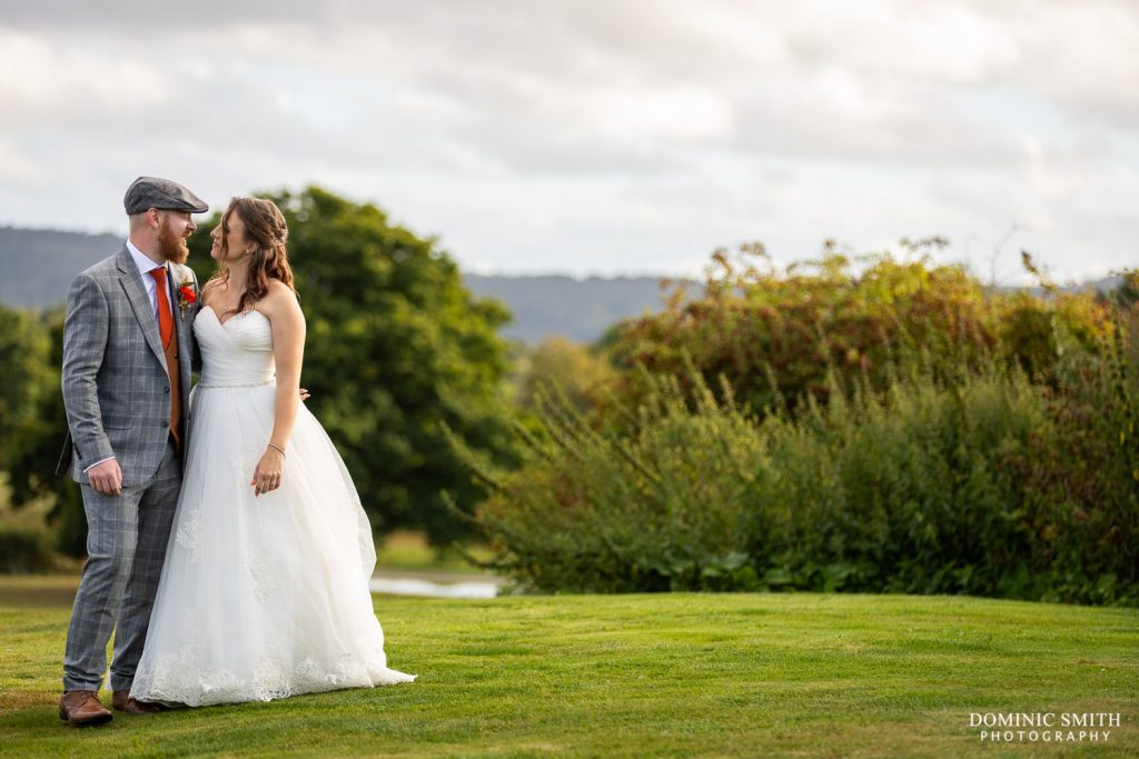 Wedding Couple Photo at Southlands Barns in Sussex