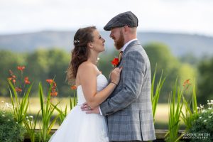 Bride and Groom at Southlands Barn