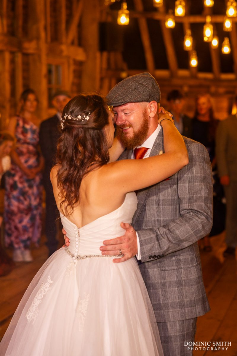First Dance at the Sussex Wedding Venue Southlands Barn