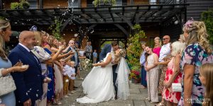 Doing the Dip during Confetti at Cottesmore
