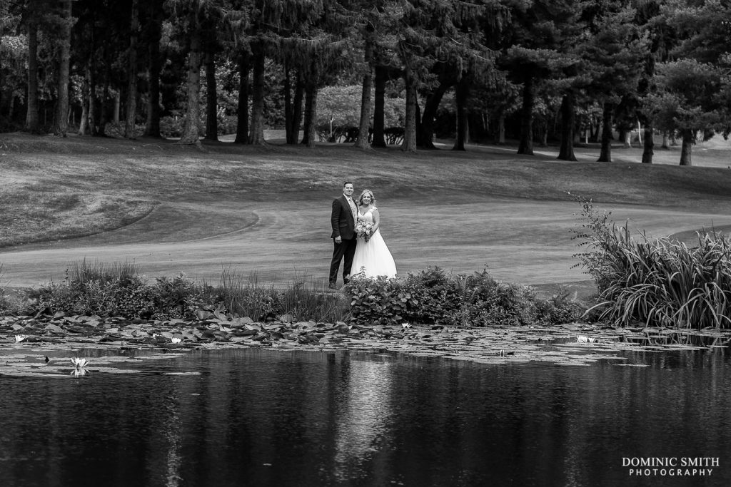 Black and White Lake Photo at Cottesmore Golf Club