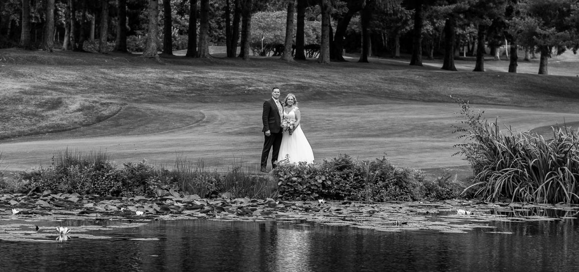Black and White Lake Photo at Cottesmore Golf Club