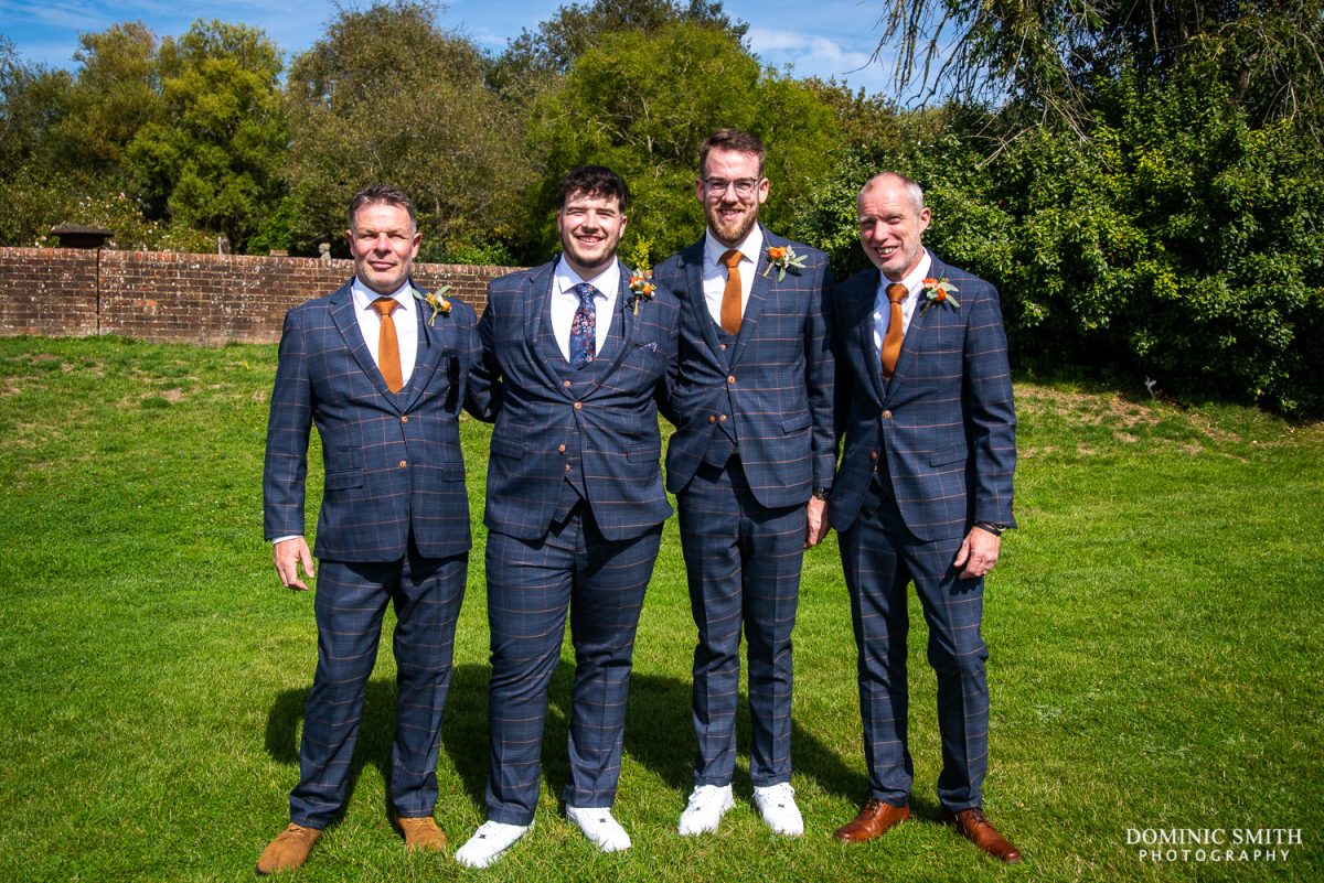 Groomsmen at Millwards Estate