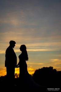 Millwards Estate Sunset on the wedding day