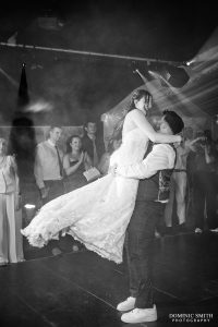 Black and White First Dance at Millwards Estate