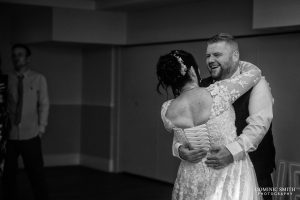 Black and White First Dance photo at Cottesmore Golf Club