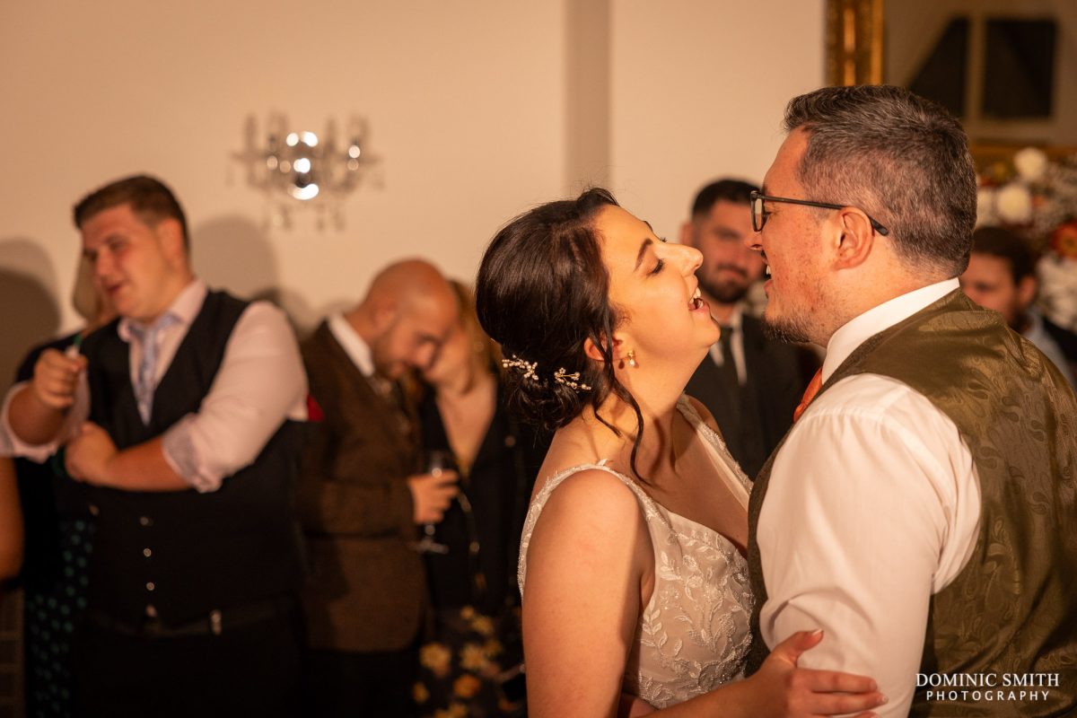 Bride and Groom sharing First Dance at Highley Manor