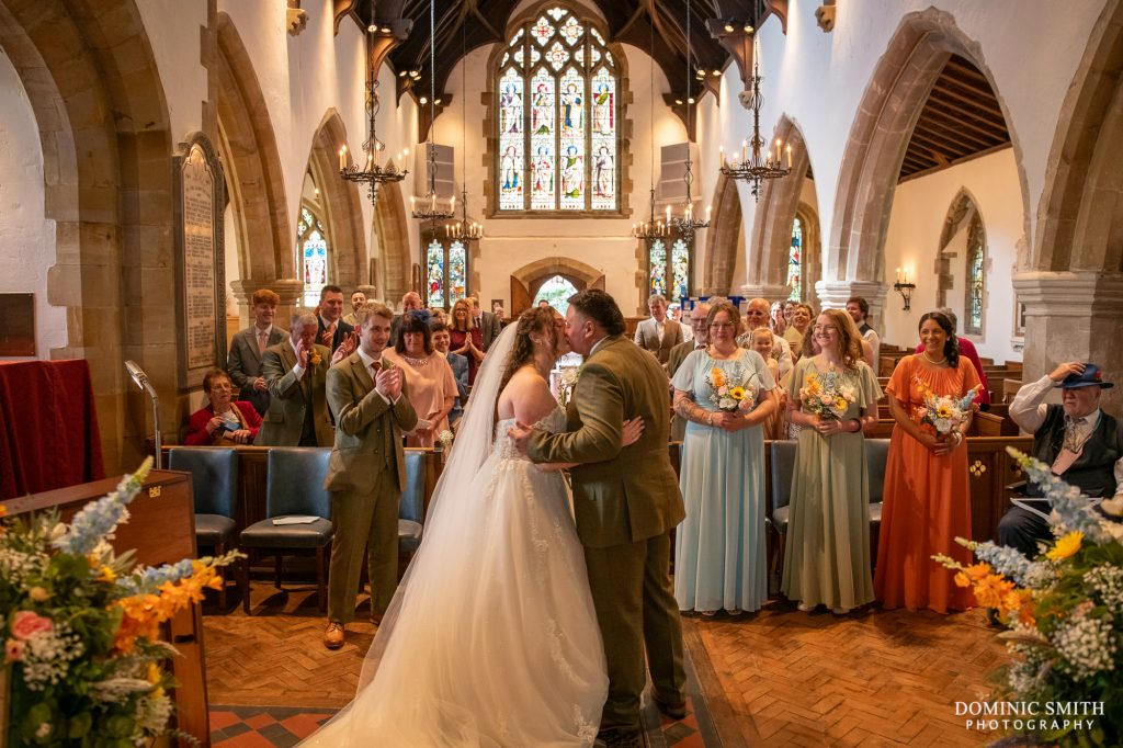 First Kiss in St Margarets Church