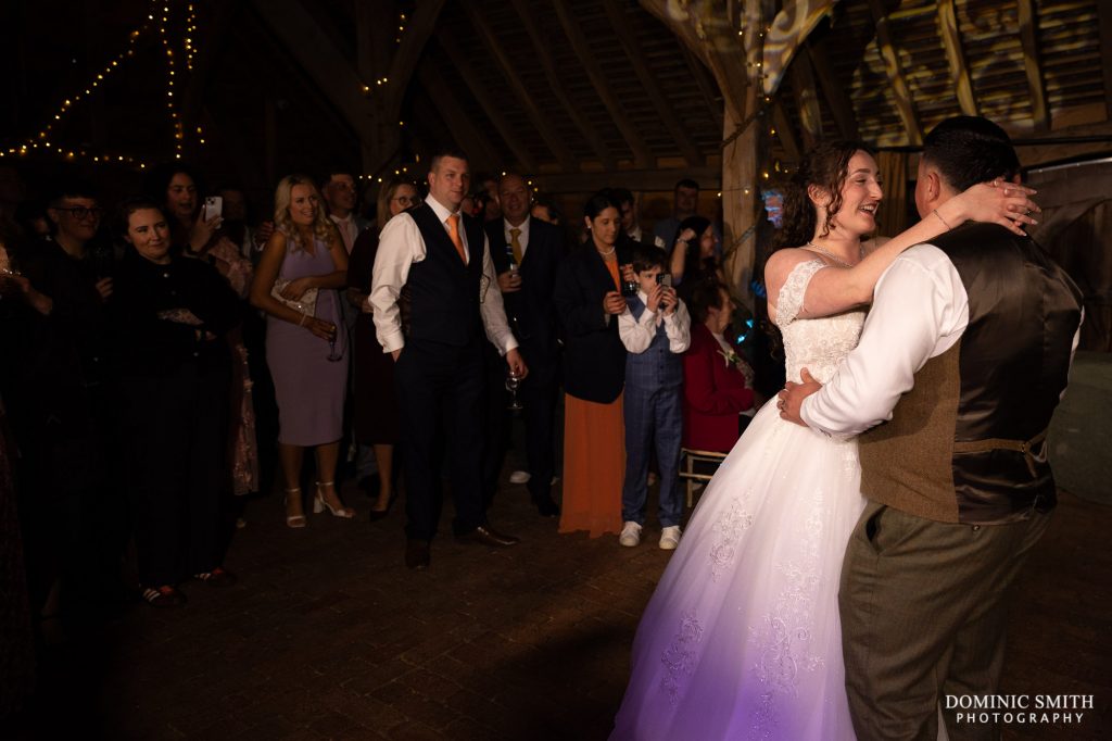 First Dance at Gildings Barns