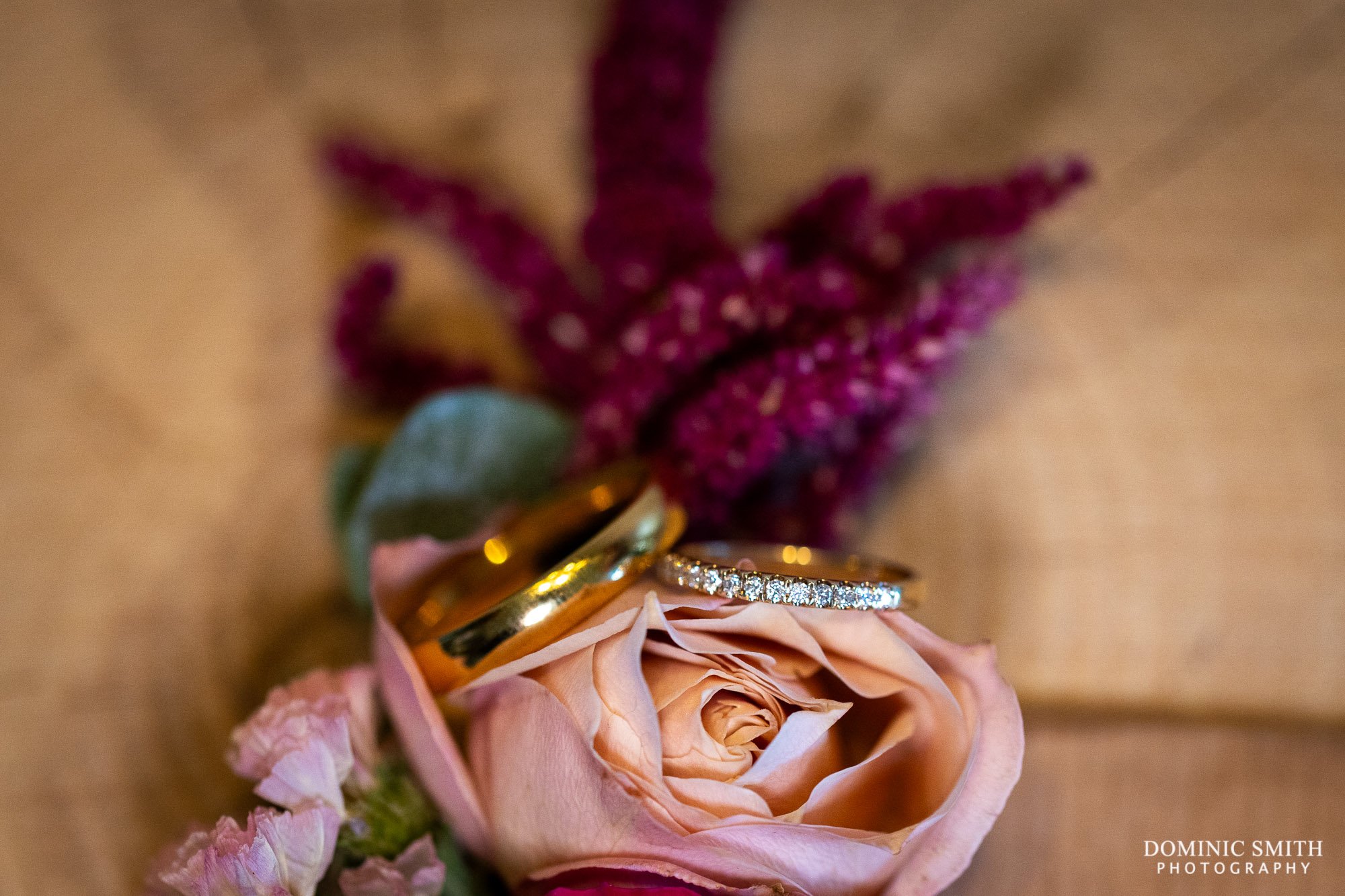 Wedding rings at Highley Manor