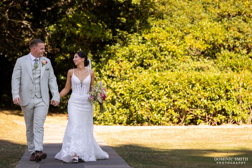 Bride and Groom at Highley Manor