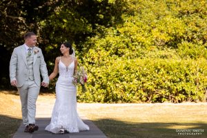 Bride and Groom at Highley Manor