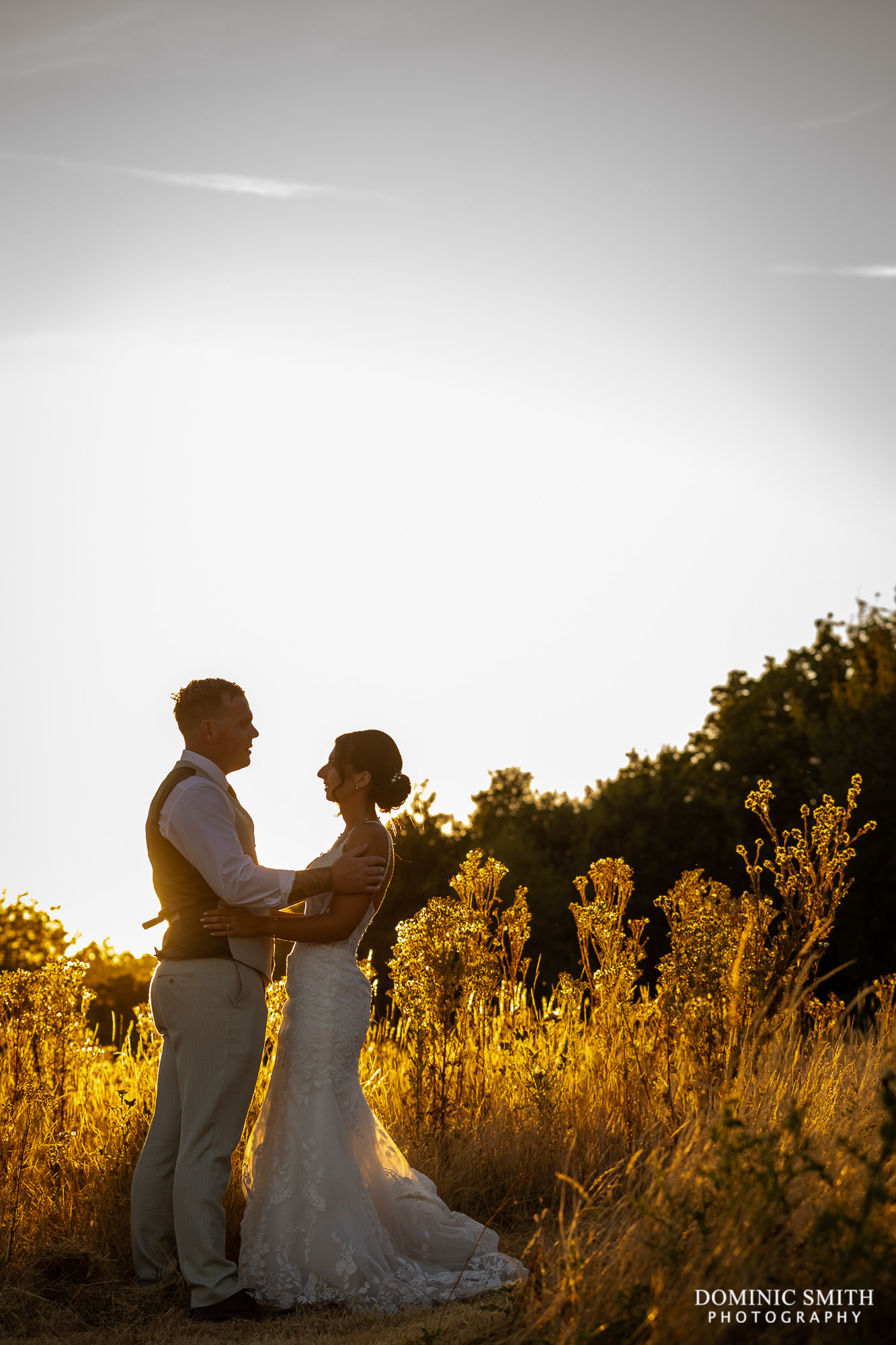 Sunset at Highley Manor in Sussex