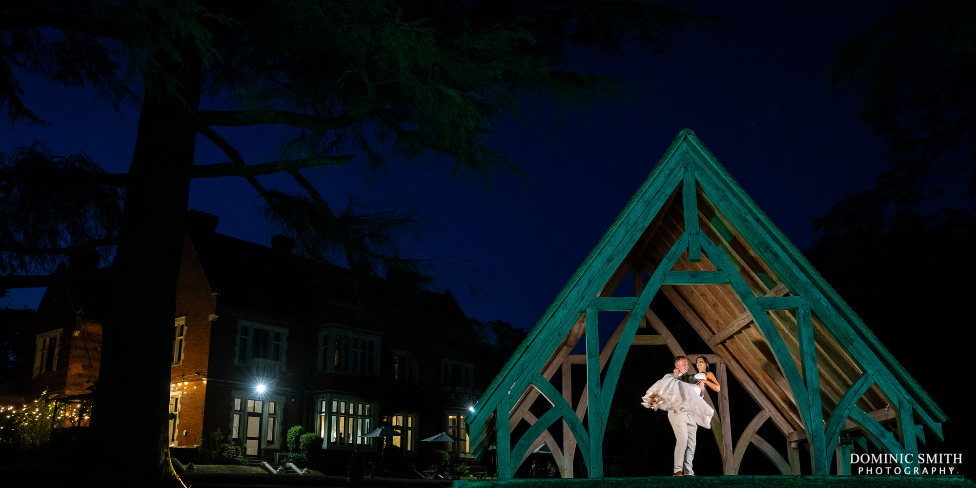 Night Photo at the Highley Manor Pavilion