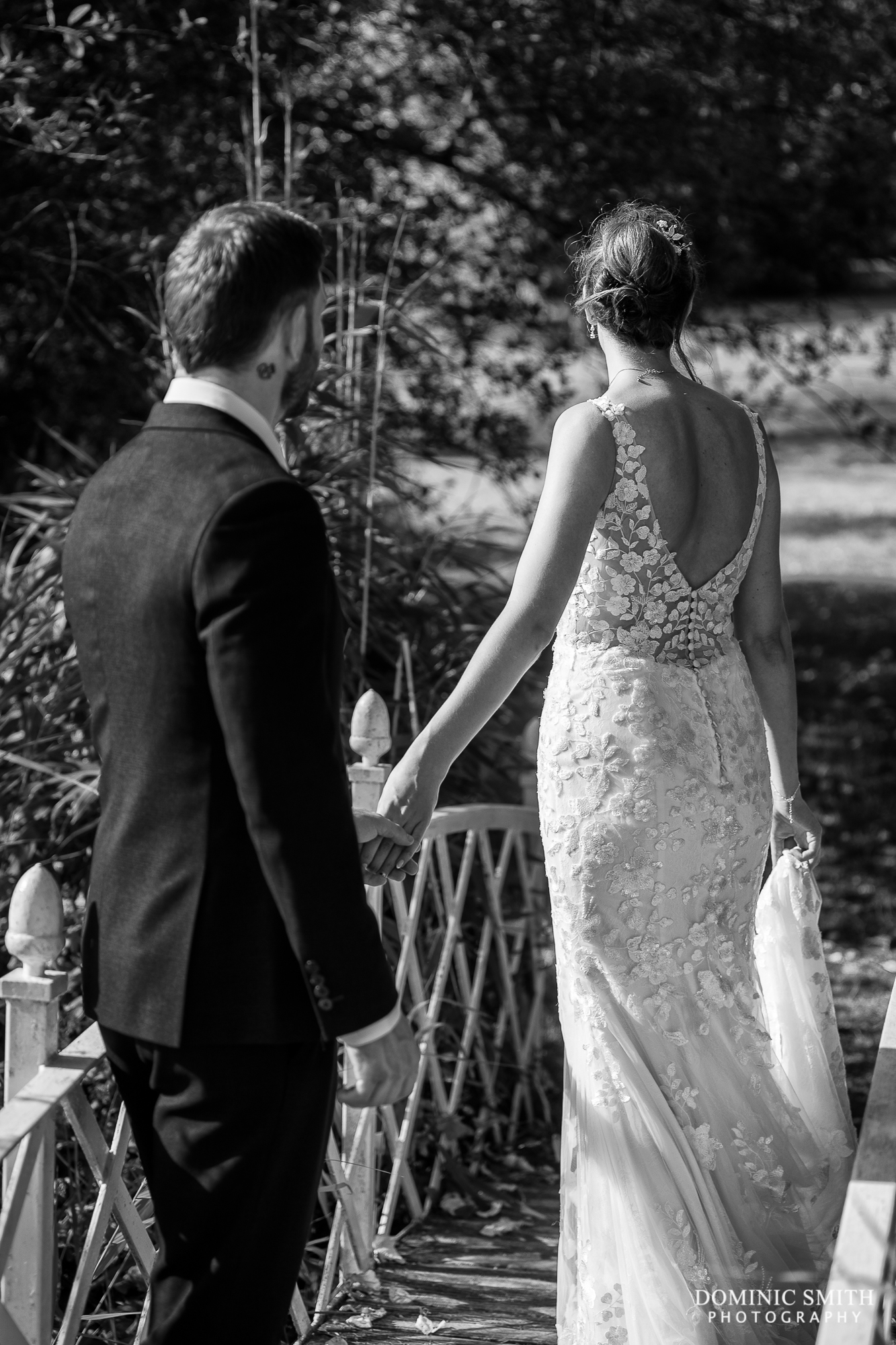 Bride and Groom at Millwards Estate
