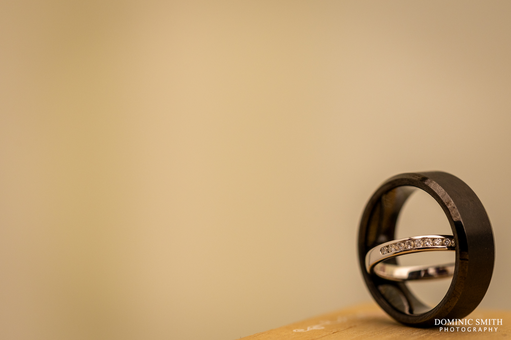 Wedding rings at Millwards Estate